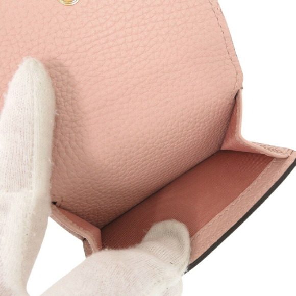 GUCCI Pink Leather Horsebit Wallet - Picture 6 of 11